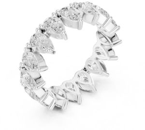 14K Solid Gold Pear Cut Lab Grown Diamond Ring
