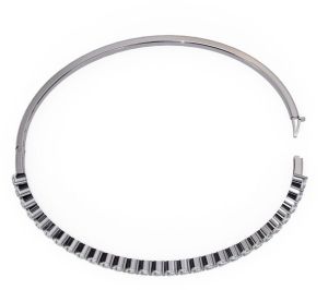 14K Solid Gold Pearl Cut Lab Grown Diamond Bracelet