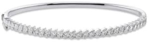 14K Solid Gold Pearl Cut Lab Grown Diamond Bracelet