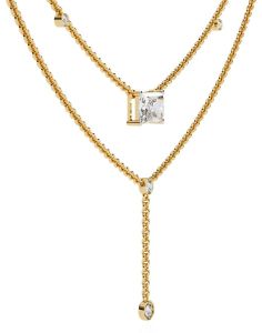 14K Solid Gold Radiant Cut Lab Grown Diamond Necklace