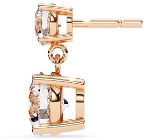 14K Solid Gold Round Cut 2.00 Carat Diamond Earring
