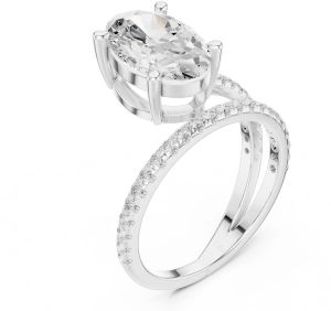 14k Yellow Gold Oval Cut Diamond Ring