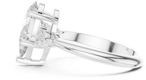 14K Yellow Gold 3.00 Carat Pear Cut Diamond Ring