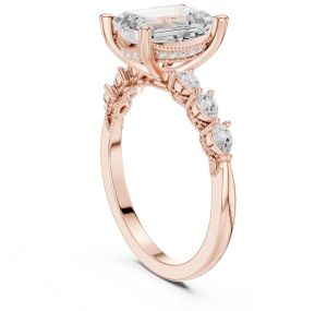 2.00 Carat Emerald Cut Lab Grown Diamond Ring