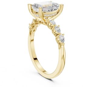 2.00 Carat Emerald Cut Lab Grown Diamond Ring