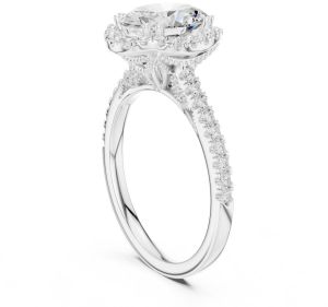 2.00 Carat Oval Cut Lab Grown Diamond Ring