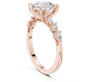 2.00 Carat Pear Cut Lab Grown Diamond Ring