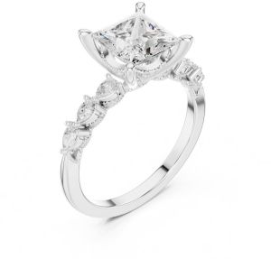 2.00 Carat Princess Cut Diamond Ring