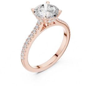 2.00 Carat Round Cut Lab Grown Diamond Ring