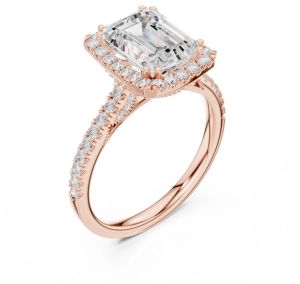 2.50 Carat Emerald Cut Lab Grown Diamond Ring