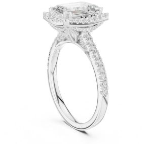 2.50 Carat Emerald Cut Lab Grown Diamond Ring