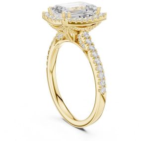 2.50 Carat Emerald Cut Lab Grown Diamond Ring