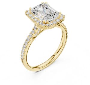 2.50 Carat Emerald Cut Lab Grown Diamond Ring