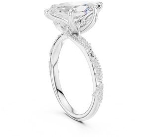 2.50 Carat Marquise Cut Lab Grown Diamond Ring