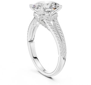 2.50 Carat Ovel Cut Lab Grown Diamond Ring