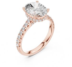 2.50 Carat Pear Cut Diamond Ring