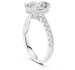 2.50 Carat Pear Cut Diamond Ring