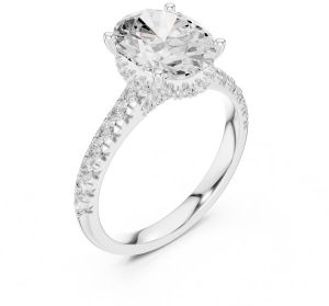 2.50 Carat Pear Cut Diamond Ring