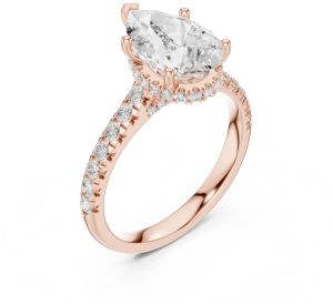 2.50 Carat Pear Cut Lab Grown Diamond Ring