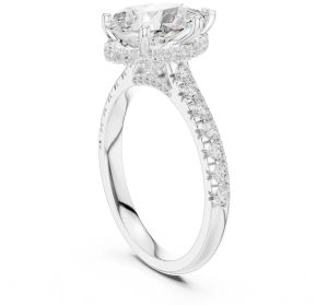 2.50 Carat Pear Cut Lab Grown Diamond Ring