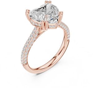 4.00 Carat Heart Cut Diamond Ring