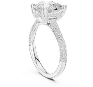 4.00 Carat Heart Cut Diamond Ring