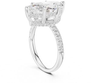 4.00 Carat Marquise Cut Lab Grown Diamond Ring