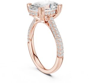 4.00 Carat Oval Cut Diamond Ring
