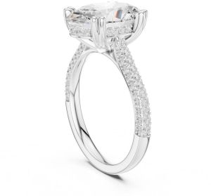 4.00 Carat Oval Cut Diamond Ring
