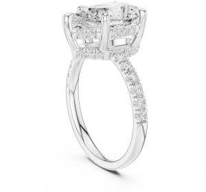 4.00 Carat Pear Cut Diamond Ring