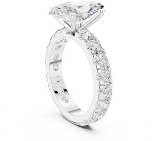 IGI Certified 1.5 CT Cushion Cut Diamond Ring