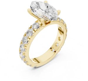 IGI Certified 1.5 CT Cushion Cut Diamond Ring
