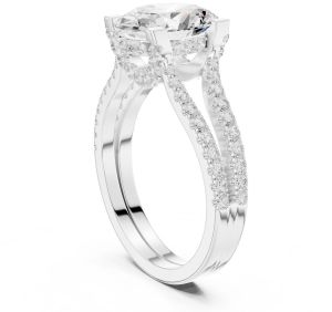 IGI Certified 1.5 CT Oval Cut Diamond Ring