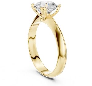 IGI Certified 1.5 CT Round Cut Lab Grown Diamond Ring