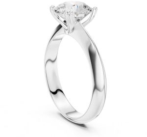 IGI Certified 1.5 CT Round Cut Lab Grown Diamond Ring
