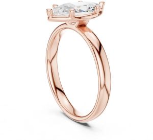 IGI Certified 1.50 CT Marquise Cut Lab Grown Diamond Ring