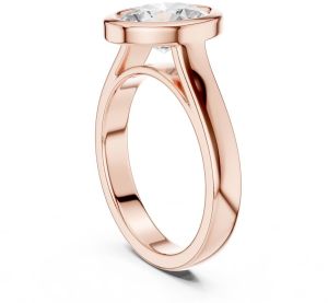 IGI Certified 2.0 CT Oval Cut Lab Grown Diamond Ring
