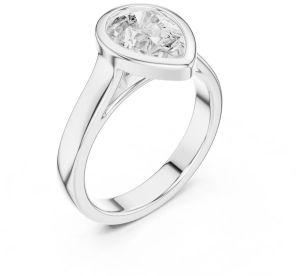 IGI Certified 2.0 CT Pear Cut Lab Grown Diamond Ring