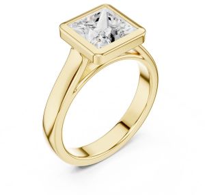 IGI Certified 2.0 CT Princess Cut Diamond Ring