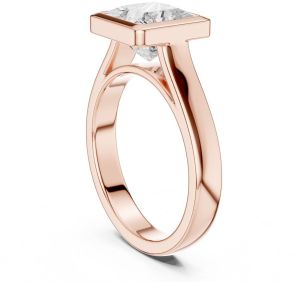 IGI Certified 2.0 CT Princess Cut Diamond Ring
