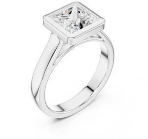 IGI Certified 2.0 CT Princess Cut Diamond Ring