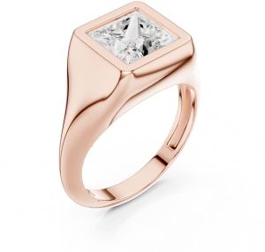 IGI Certified 2.0 CT Princess Cut Lab Grown Diamond Ring