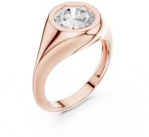 IGI Certified 2.0 CT Round Cut Diamond Ring