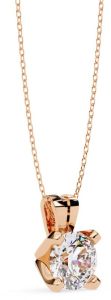 IGI Certified 2.00 Carat Round Cut Diamond Pendent