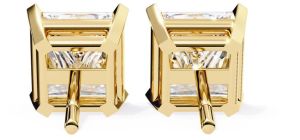 IGI Certified 2.00 CT Princess Cut Diamond Earring