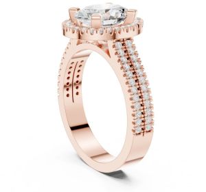 IGI Certified 2.5 CT Oval Cut Diamond Ring