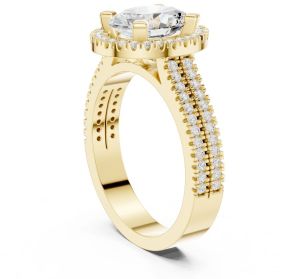 IGI Certified 2.5 CT Oval Cut Diamond Ring