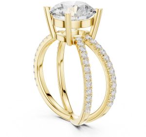IGI Certified 3.50 CT Round Cut Lab Grown Diamond Ring
