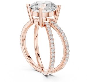IGI Certified 3.50 CT Round Cut Lab Grown Diamond Ring