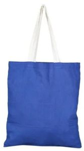 Blue Printed Cotton Shopping Bag